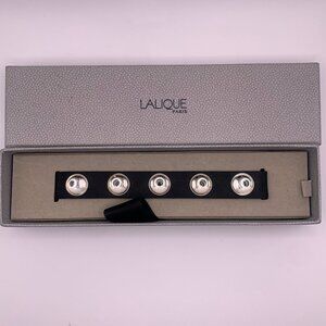 Lalique Crystal Mossi Choker Necklace - Lalique crystal necklace 50" MOSSI